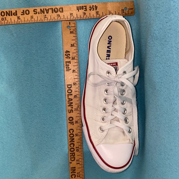 CONVERSE Chuck Taylor All Star low top unisex white flawed men’s 10 women’s 12 - Picture 10 of 12